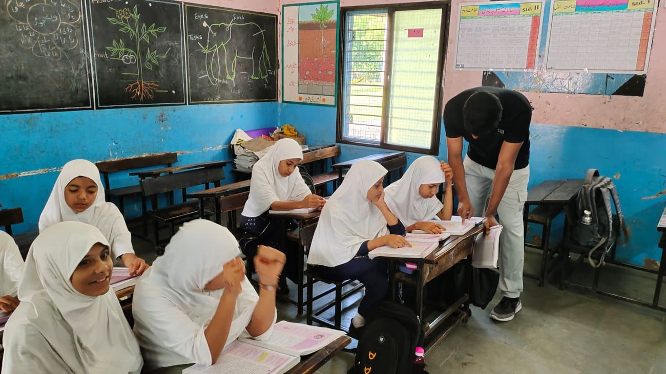 Mentoring children · Utkarsh